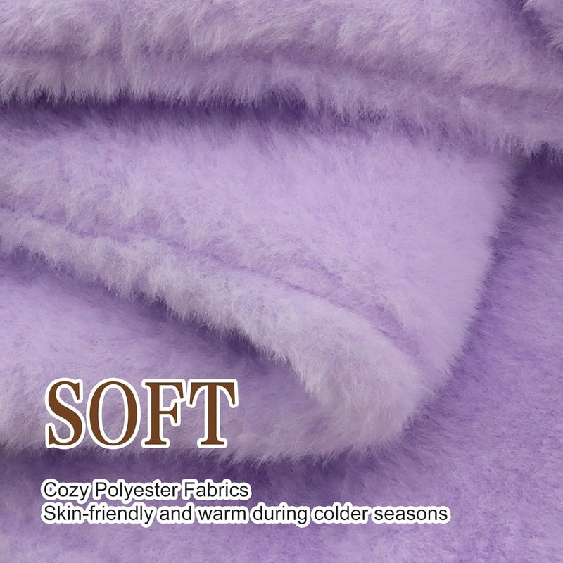 YATANAM Girls Scarf Fuzzy Fleece Kids Scarves Winter Warm Scarf Toddler Adjustable Soft Neck Warmer - Image 2